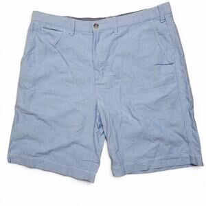 POLO RALPH LAUREN Blue Oxford Relaxed Fit Shorts Men's 36 Preppy Golf Minimalist